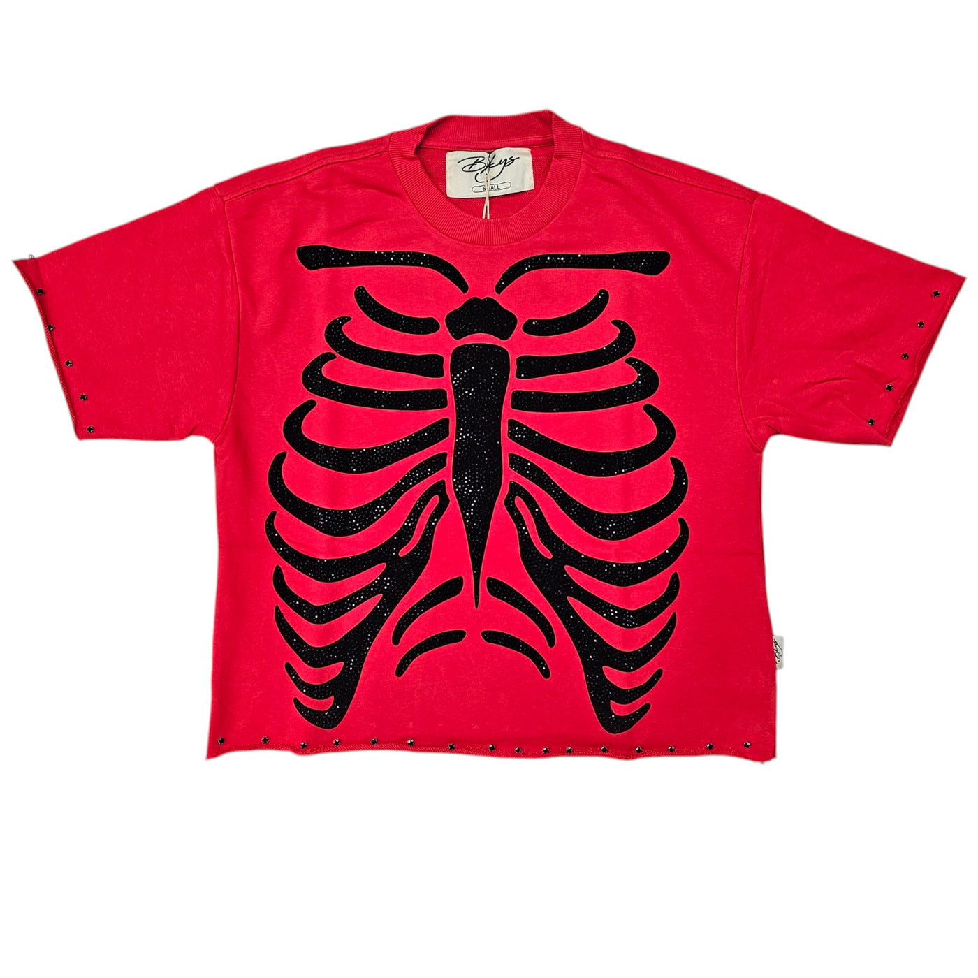 BKYS HURT CROPPED T-SHIRT RED