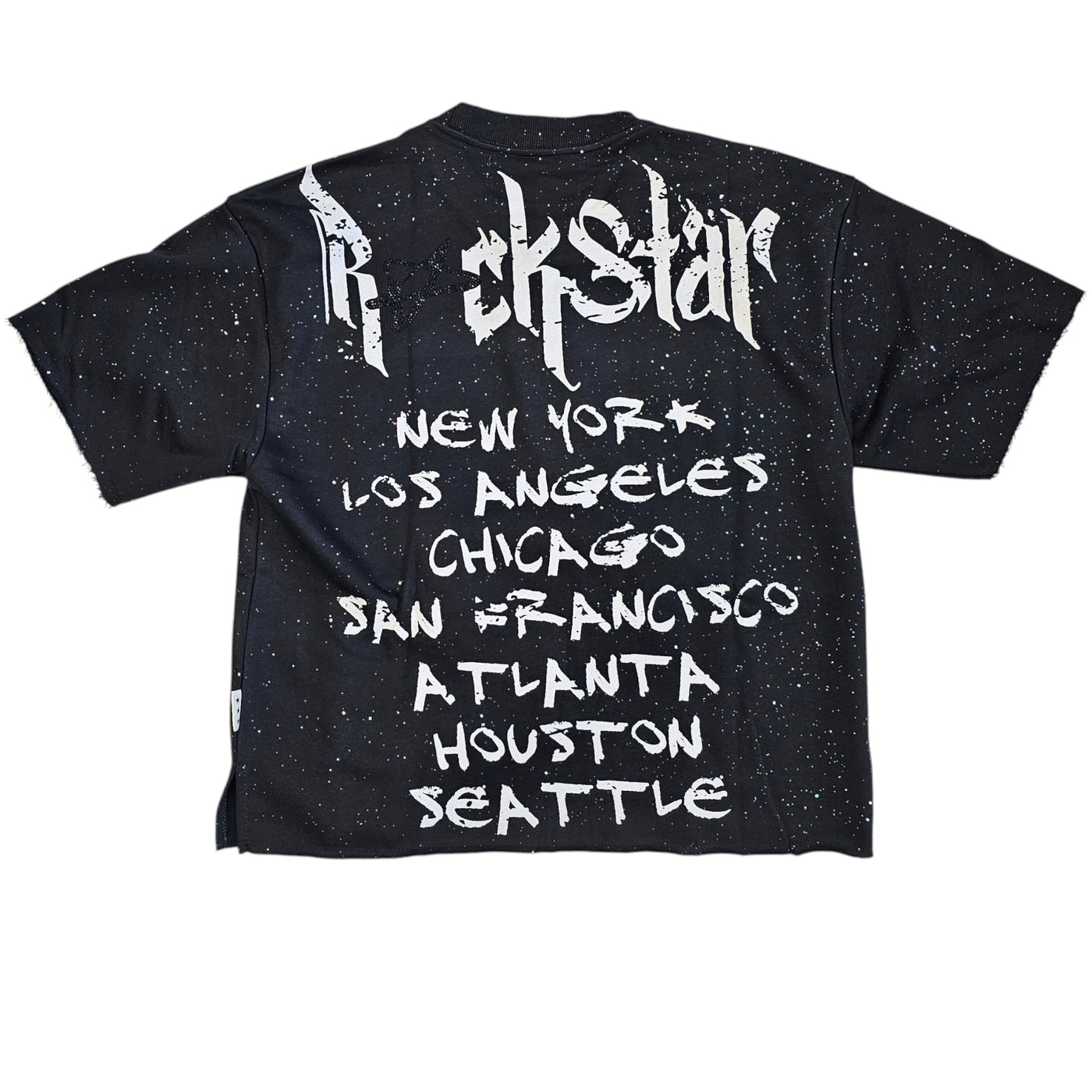 BKYS ROCK STAR CROPPED T-SHIRT BLACK