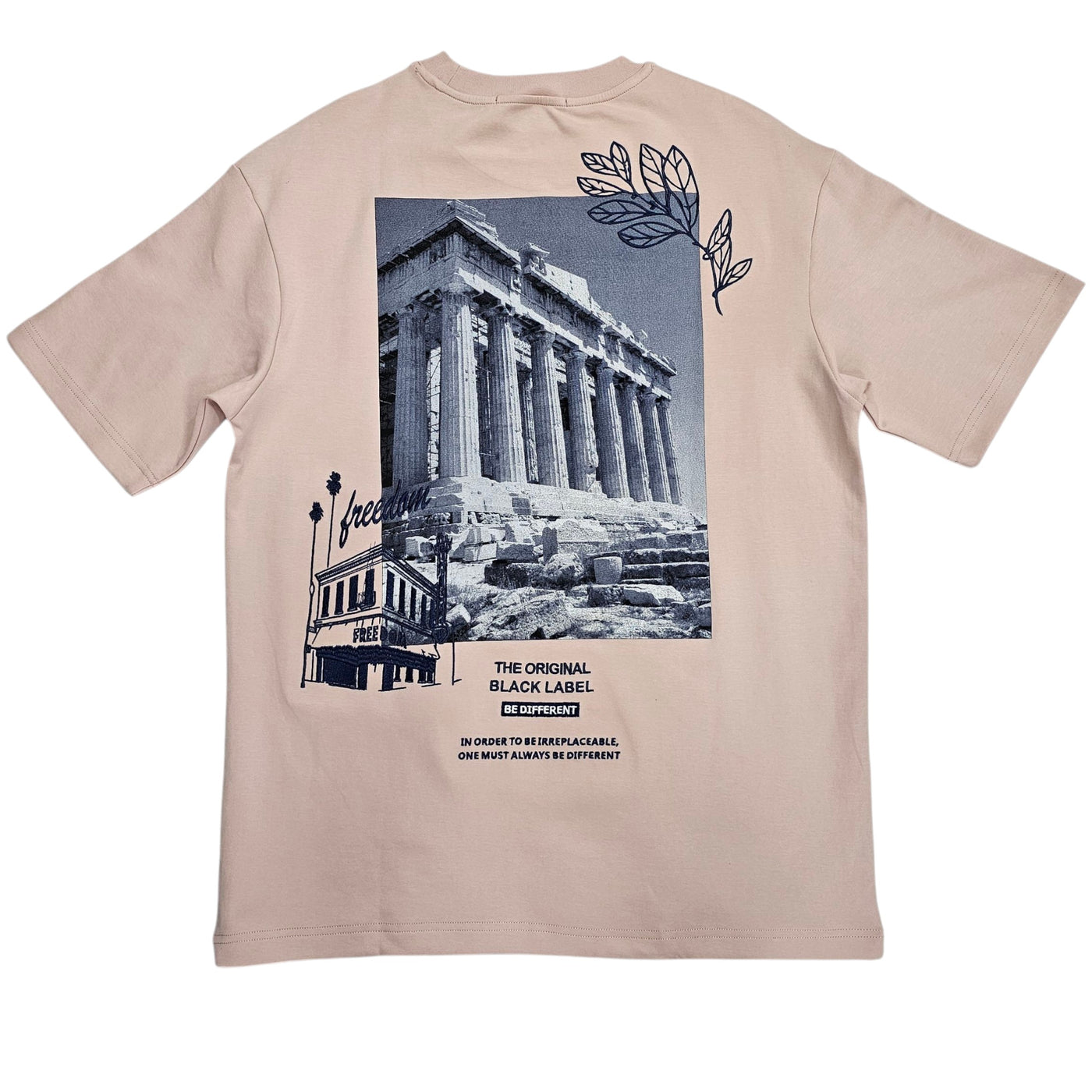 BLACK LABEL T-SHIRT FREEDOM PINK