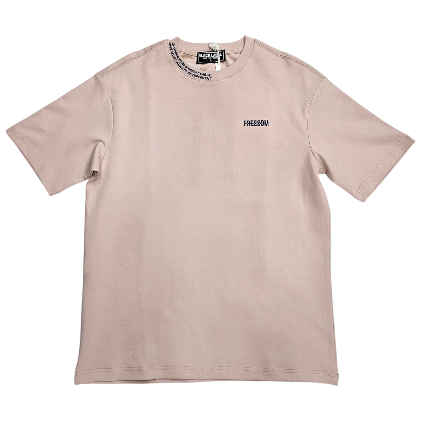 BLACK LABEL T-SHIRT FREEDOM PINK