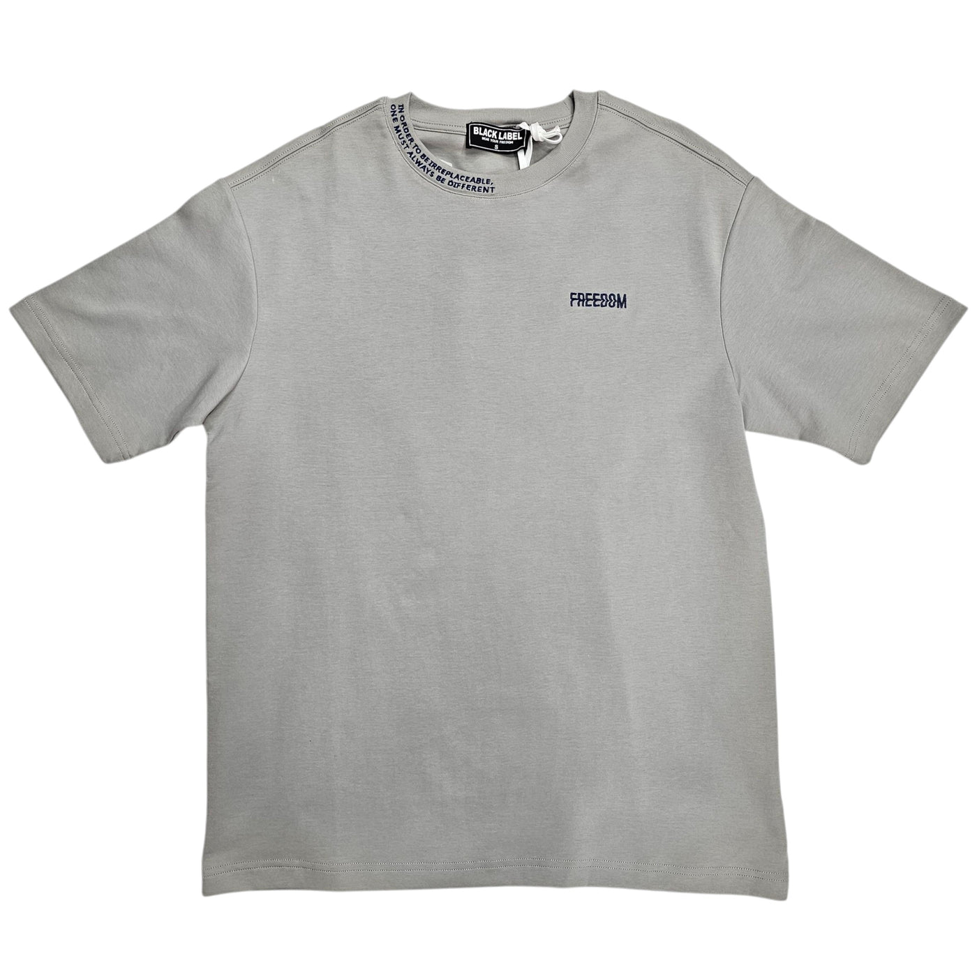 BLACK LABEL T-SHIRT FREEDOM GREY