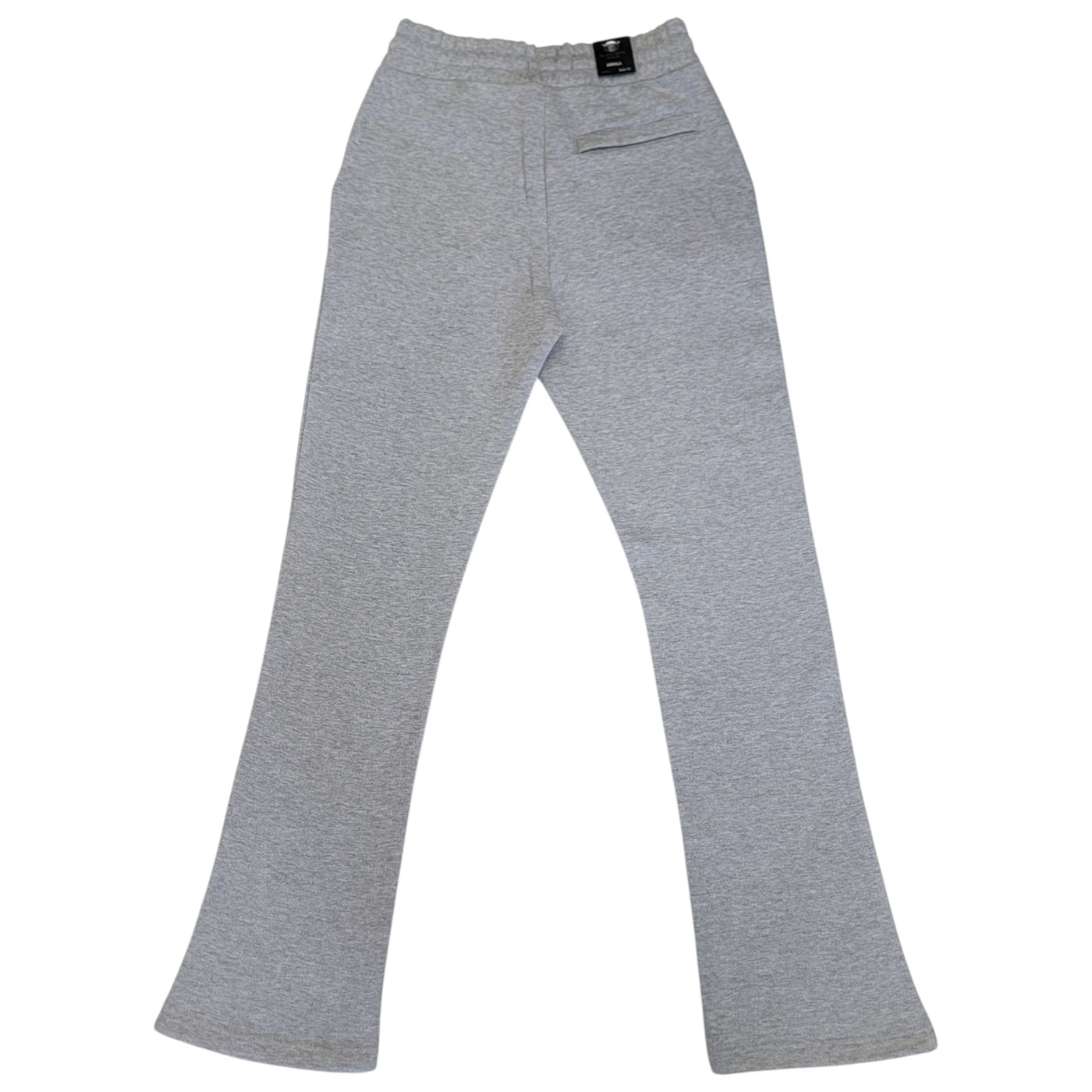 M SOCIETY MENS FLEECE STACKED PANTS ICE GREY MS-23708