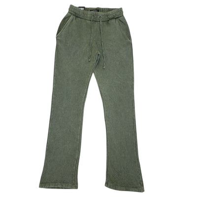 M SOCIETY MENS FLEECE STACKED PANTS OLIVE ACID MS-24720
