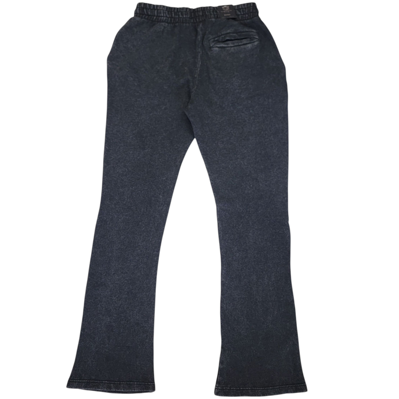 M SOCIETY MENS FLEECE STACKED PANTS BLACK ACID MS-24720