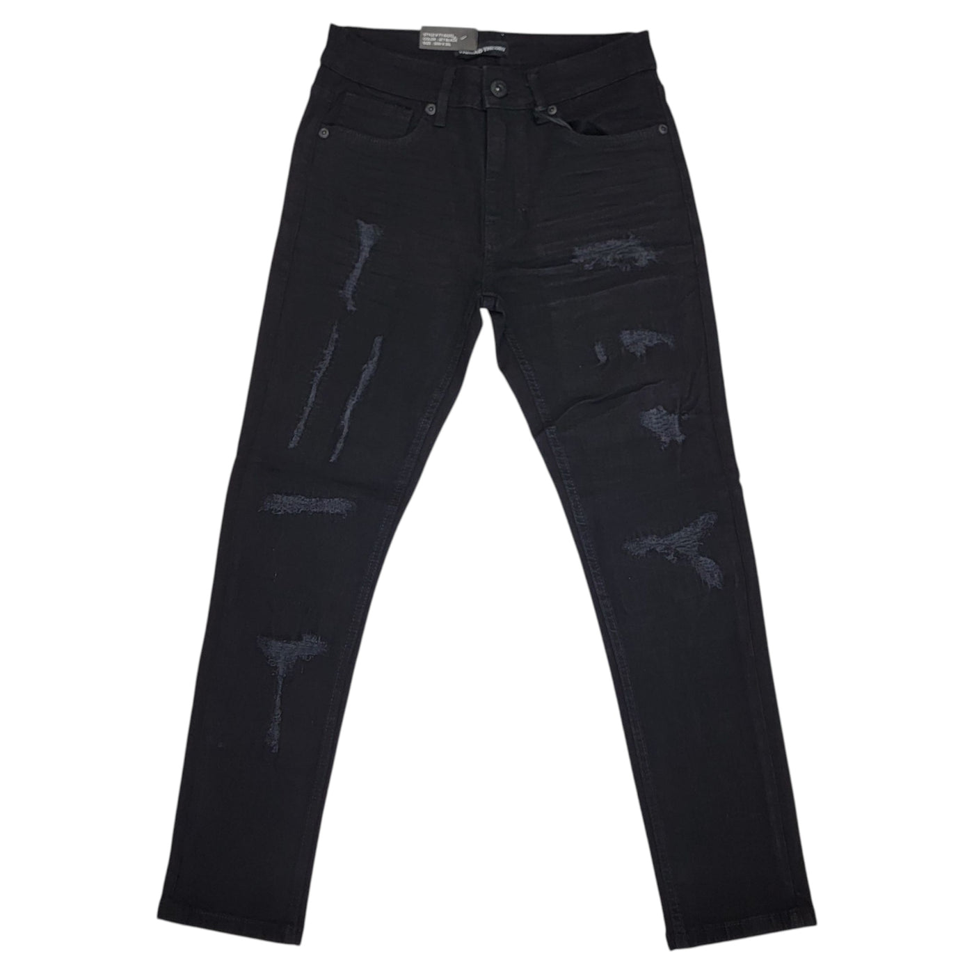 THREAD THEORY MENS BASIC JEANS JET BLACK TT-80252