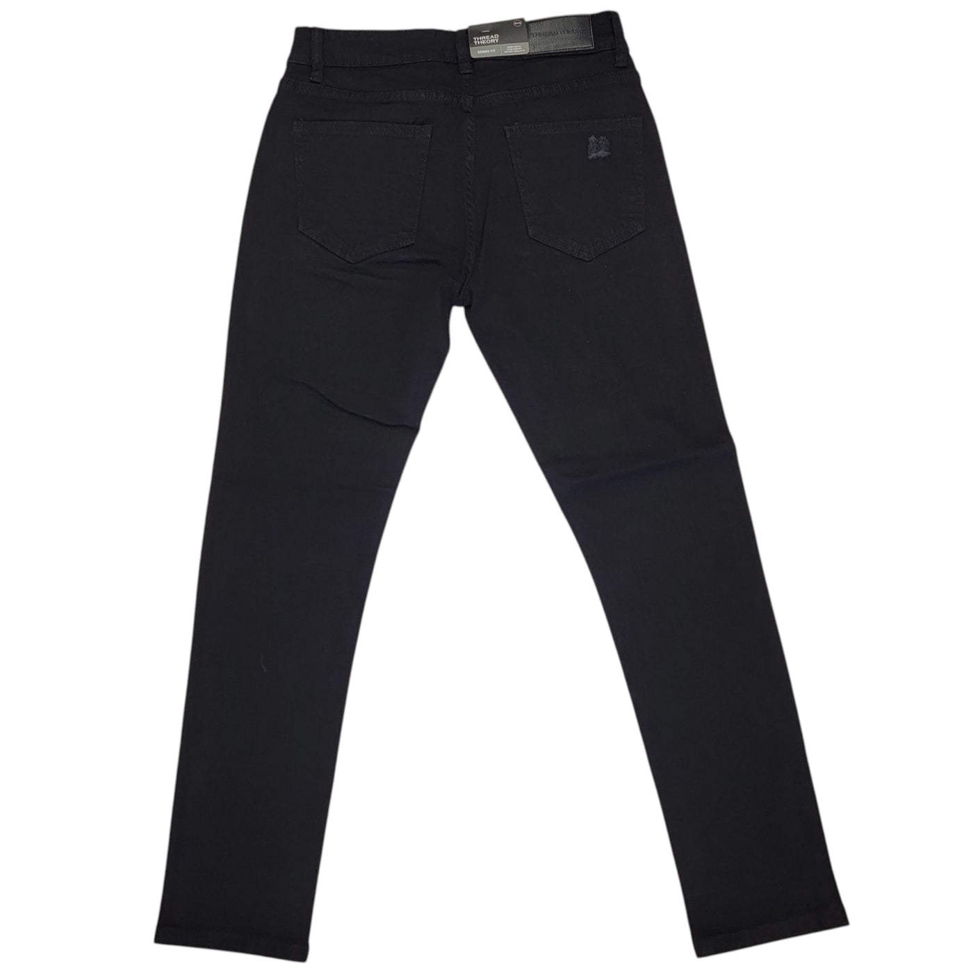 THREAD THEORY MENS BASIC JEANS JET BLACK TT-80252