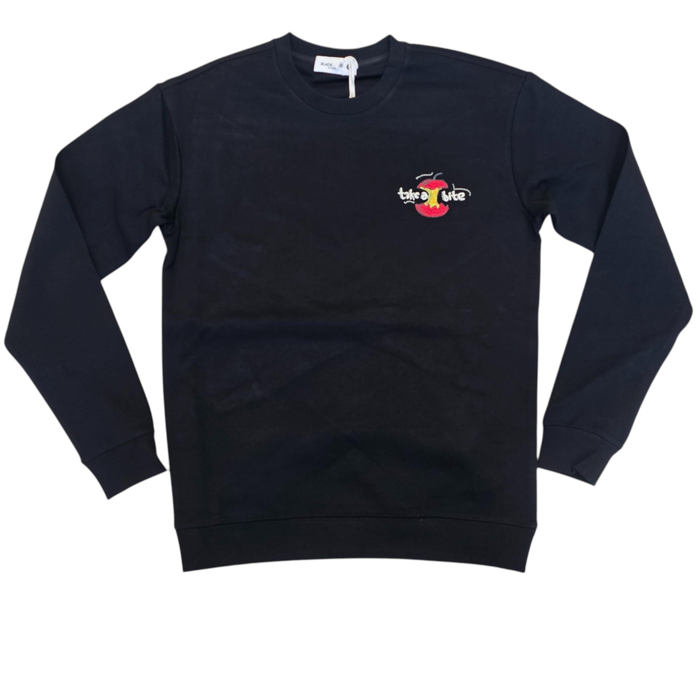 BLACK LABEL CREW NECK RISE BLACK