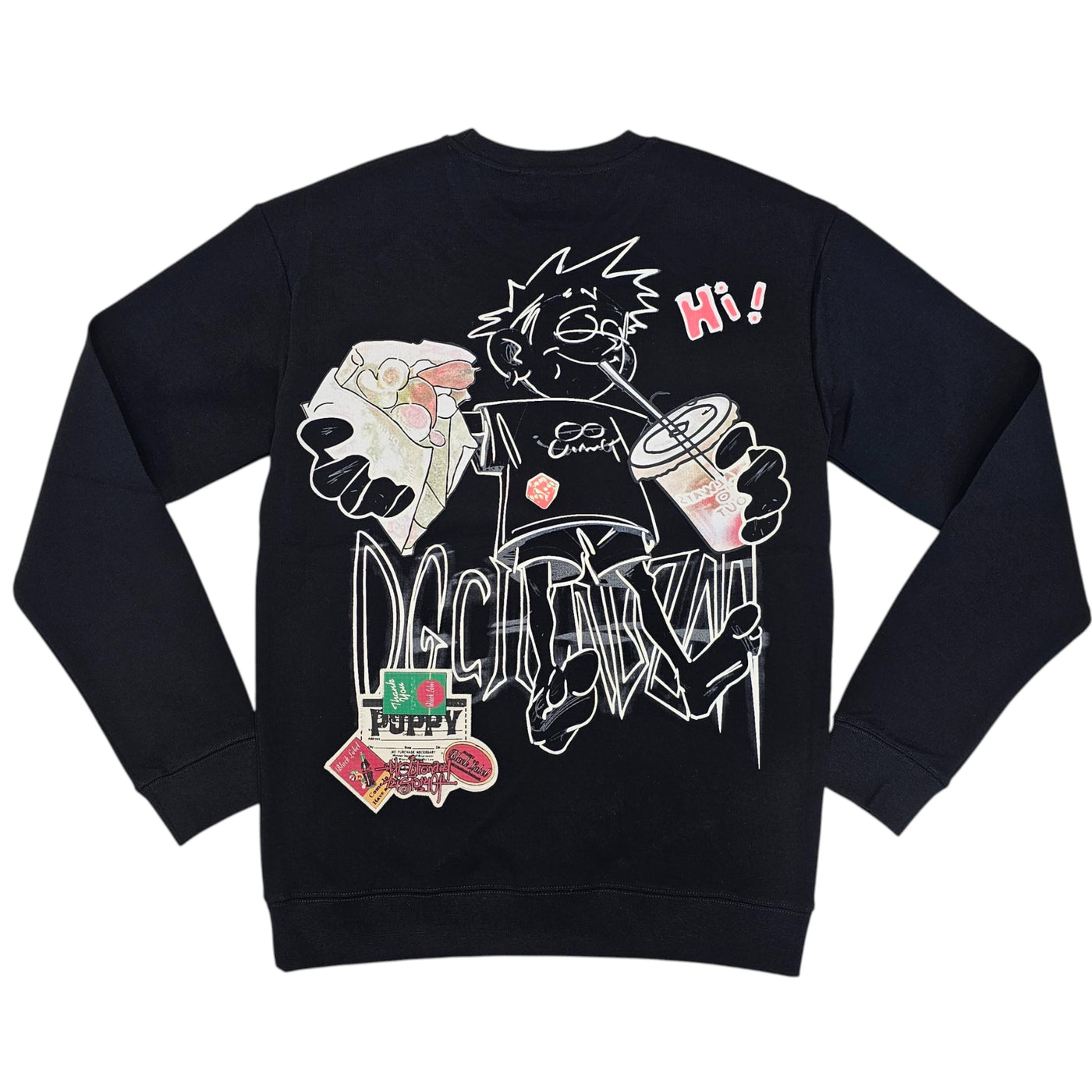 BLACK LABEL CREW NECK COCA BLACK