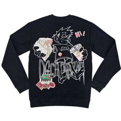 BLACK LABEL CREW NECK COCA BLACK
