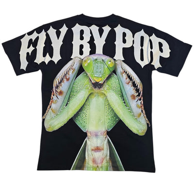 FLY BY POP MANTIS OVERSIZE T-SHIRT BLACK