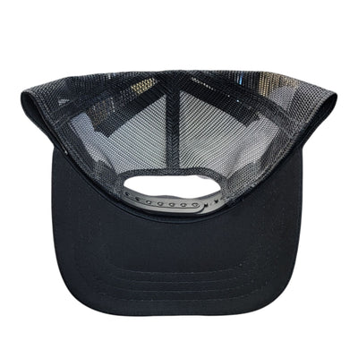 KBETHOS BOX LOGO SAVAGE TRUCKER HAT WHITE/RED