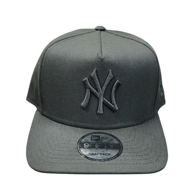 NY SNAPBACK HAT BLACK
