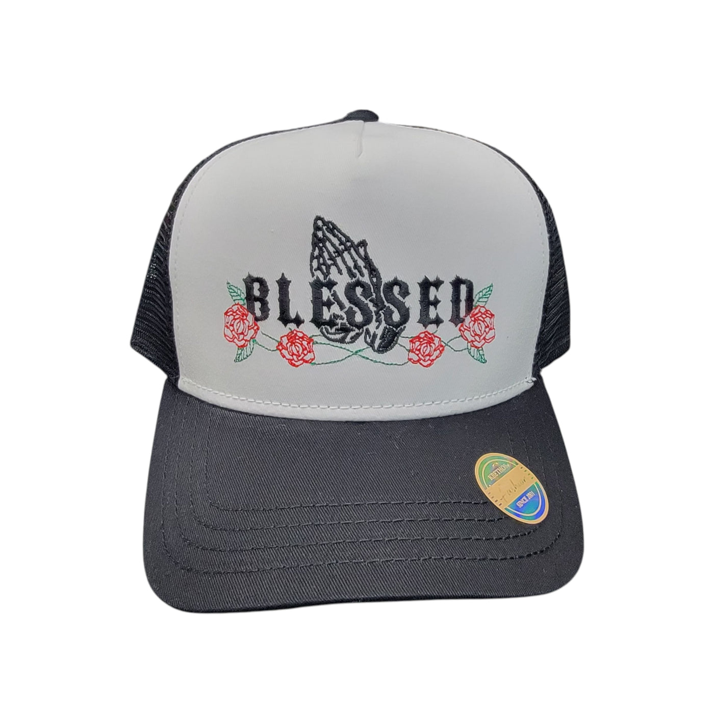 KBETHOS BLESSED TRUCKER HAT WHITE