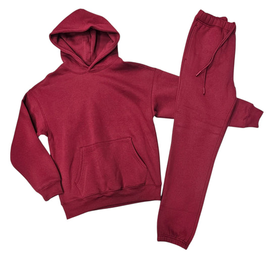 MEN'S SWEATSUIT BRICK RED MJP64