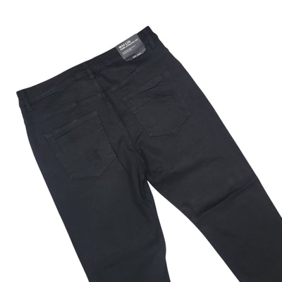 MS MEN'S ATHLETIC FIT JEANS JET BLACK 80551