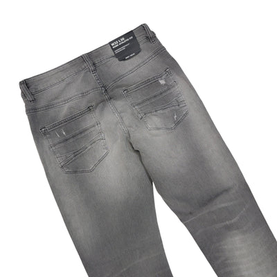 MS MEN'S ATHLETIC FIT JEANS CEMENT GRAY MS-80552
