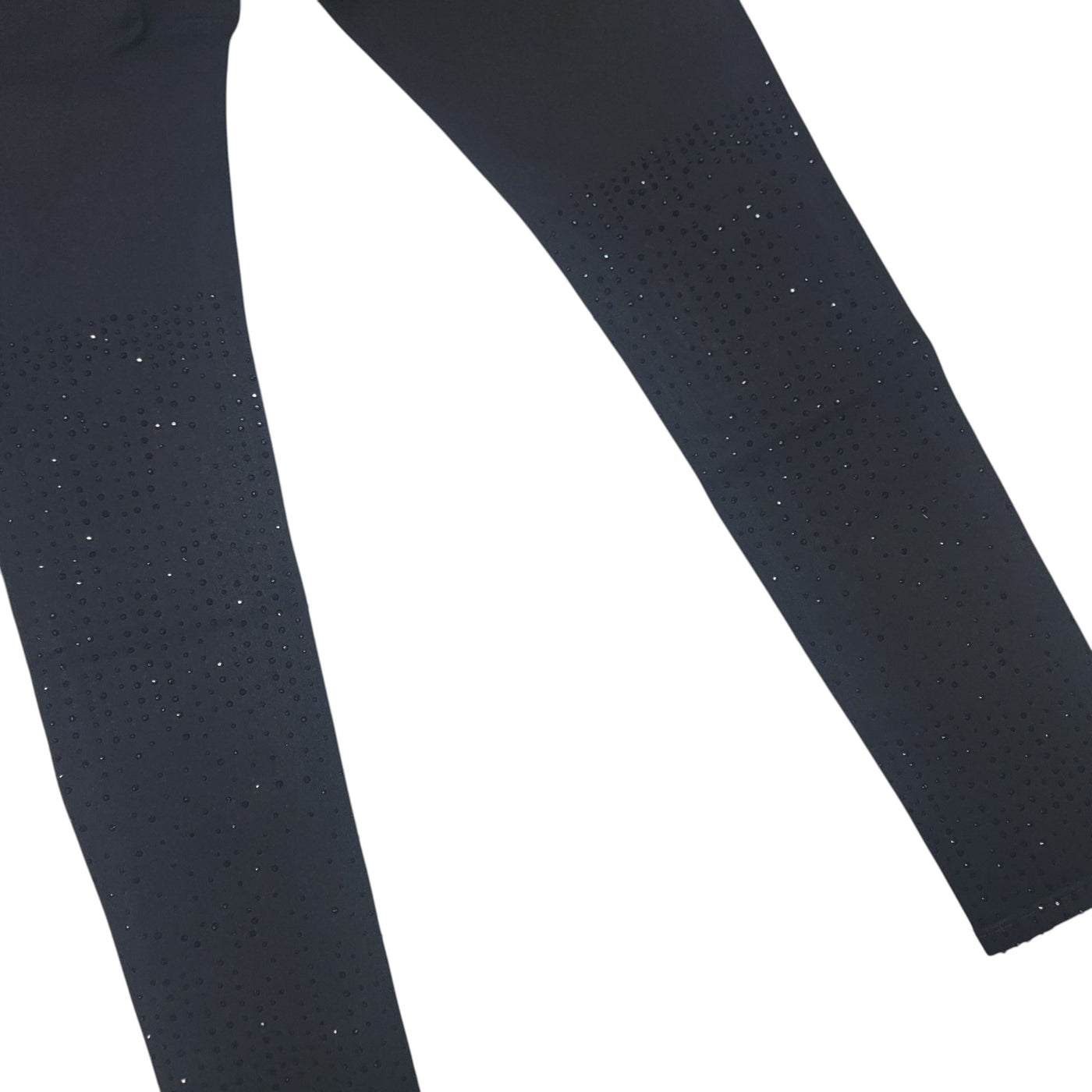 MAX KROME MEN'S SKINNY RHINESTONE JEANS JET BLACK