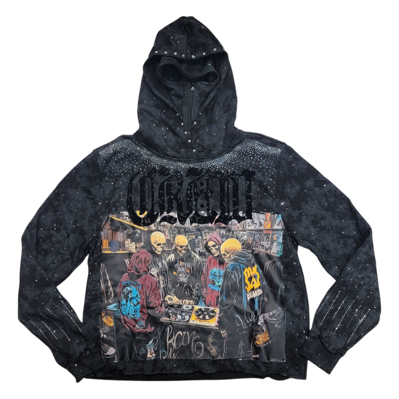 BKYS CREW MEN CROPPED HOODIE H1407