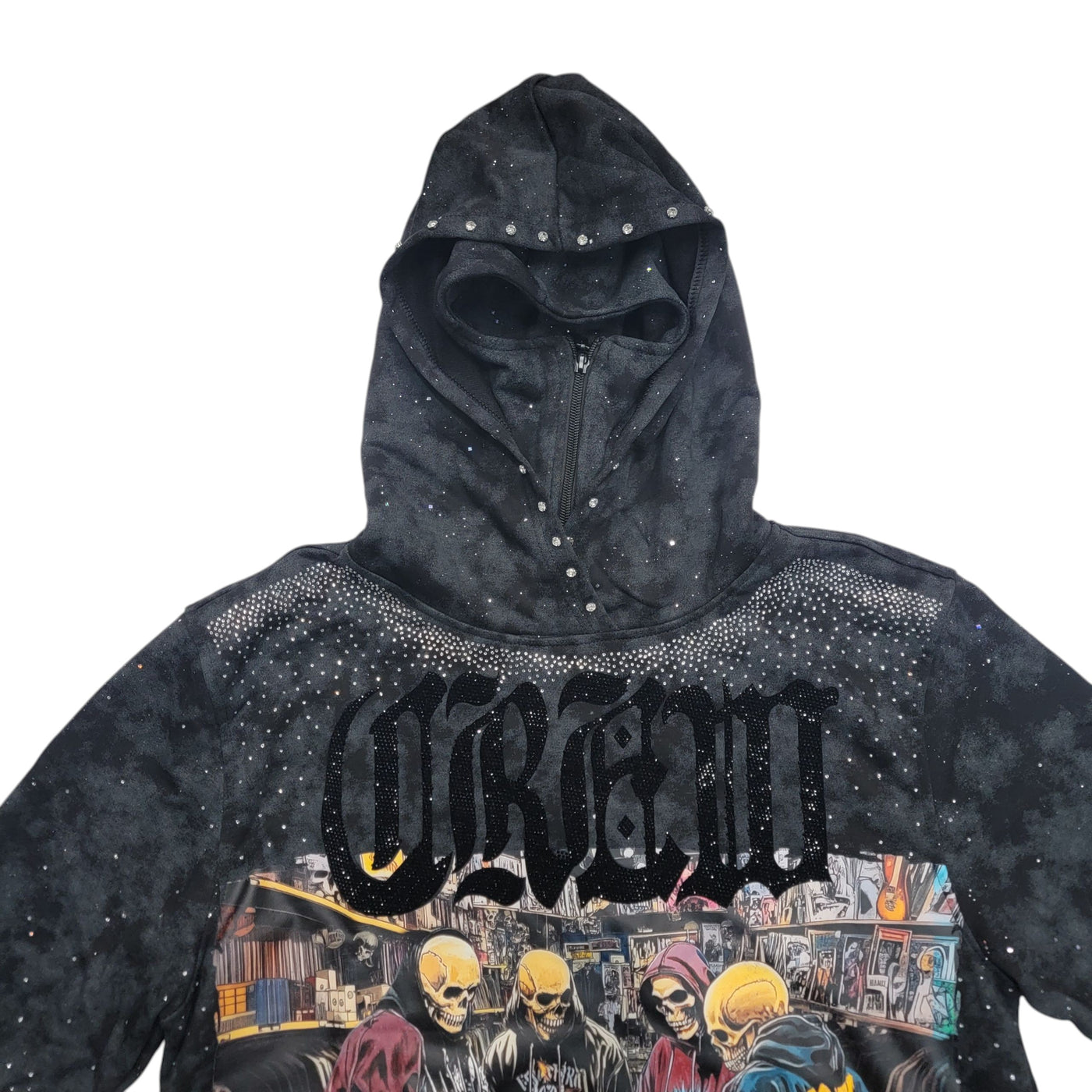 BKYS CREW MEN CROPPED HOODIE H1407