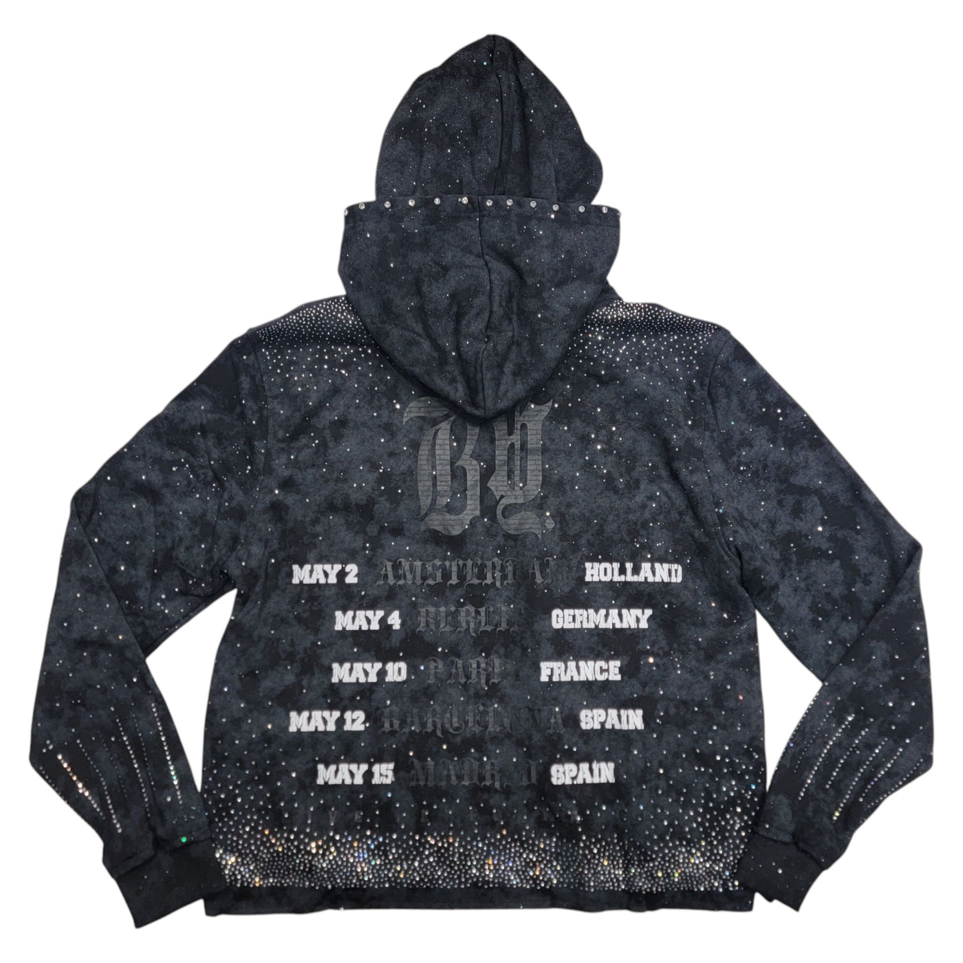 BKYS CREW MEN CROPPED HOODIE H1407