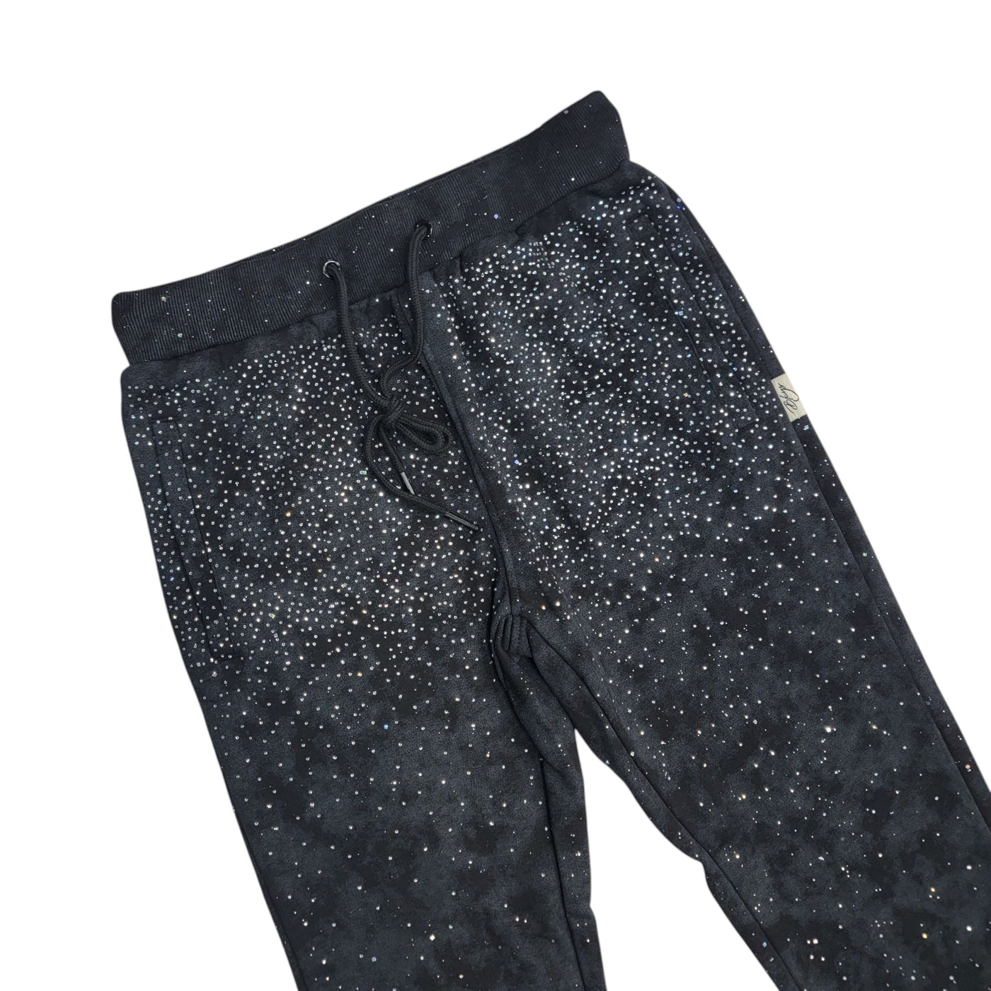 BKYS STONE RIVET STACEKED PANTS