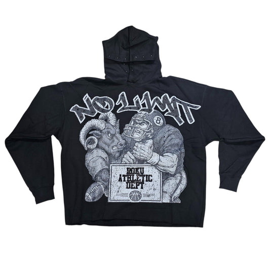 ROKU NO LIMIT MEN'S CROPPED HOODIE