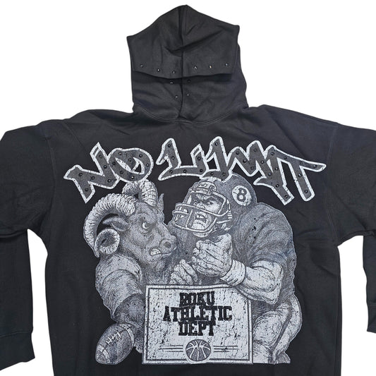 ROKU NO LIMIT MEN'S CROPPED HOODIE