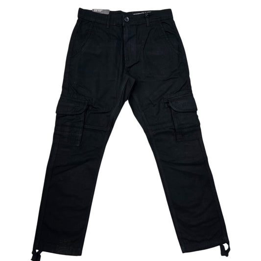 M SOCIETY MEN'S CARGO PANTS BLACK MS-80448