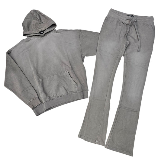 KINDRED PLAIN STATCKED SWEATSUIT GREY UB3021