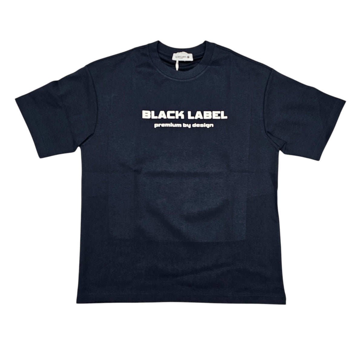 BLACK LABEL OVER PRINT T-SHIRT NAVY