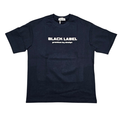 BLACK LABEL OVER PRINT T-SHIRT NAVY