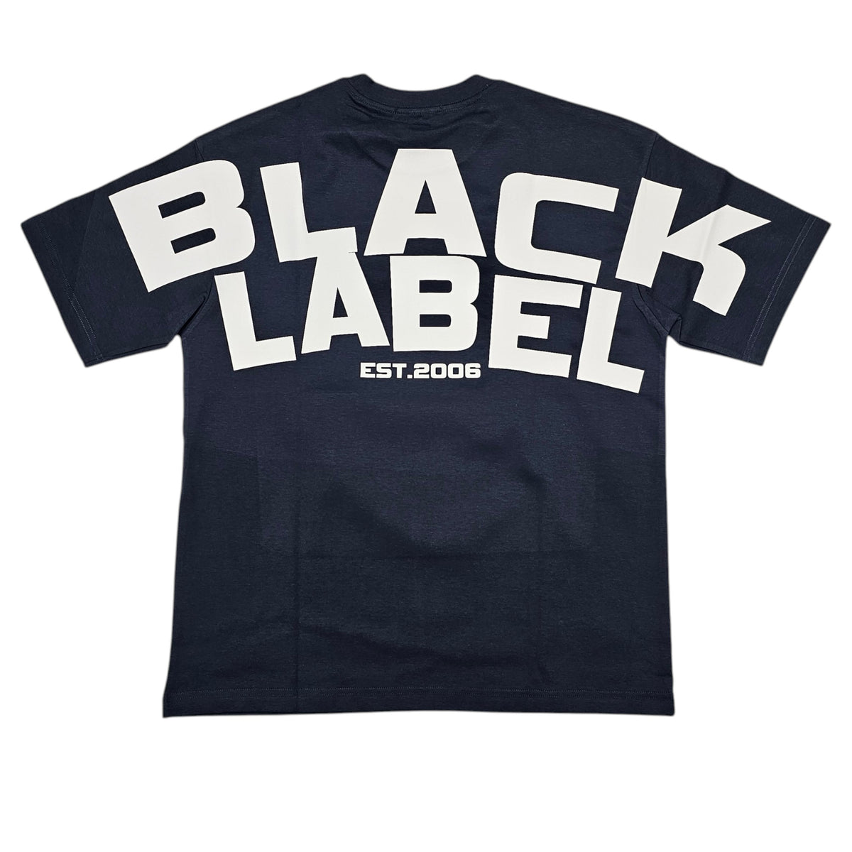 BLACK LABEL OVER PRINT T-SHIRT NAVY