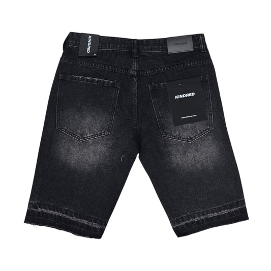 KINDRED RHINESTONE DENIM SHORTS 2214 BLACK