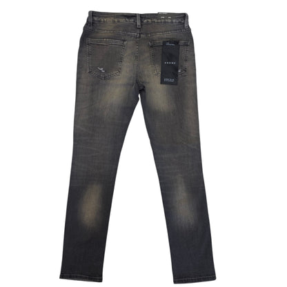 KROME MEN'S SKINNY JEANS GREY KR3019