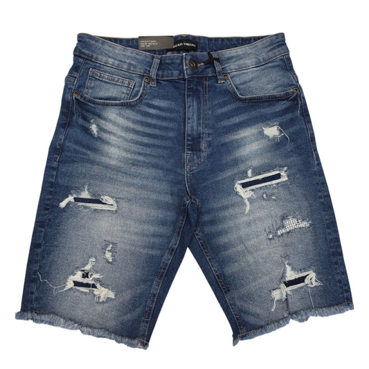 THREAD THEORY MEN'S DENIM SHORTS MED BLUE TT-26572