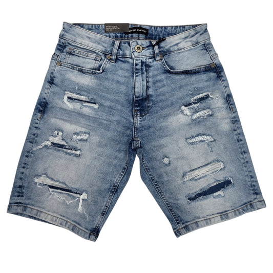 THREAD THEORY MEN'S DENIM SHORTS LT BLUE TT-26570