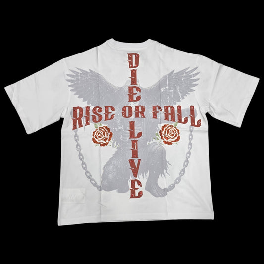 ROKU MEN'S RISE BOXY T-SHIRT WHITE