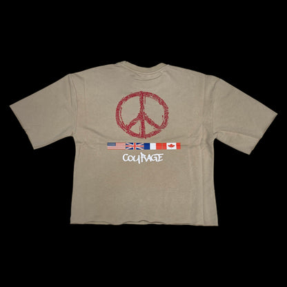 PJ MARK MEN'S COURAGE CROPPED T-SHIRT T25148