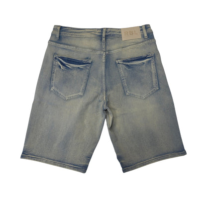 REBEL MEN'S DENIM SAINT SHORTS 53964