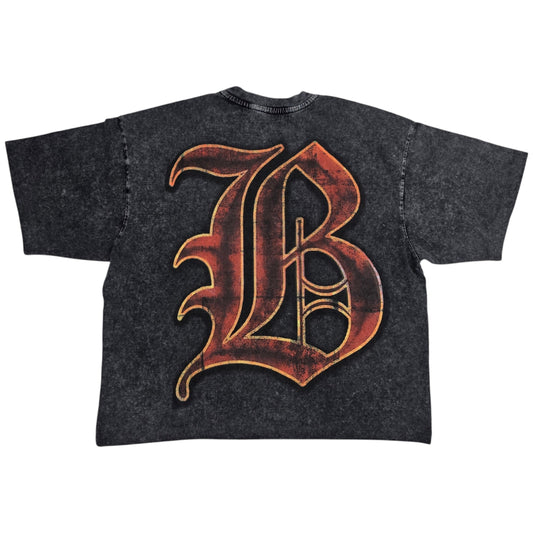 BLACK LIGHT MEN'S TEAM RESEARCH T-SHIRT GREY 26219 OVERSIZED