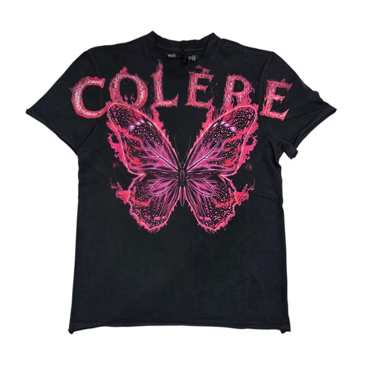 HUDSON MEN'S BUTTERFLY T-SHIRT PINK (SIZE UP)