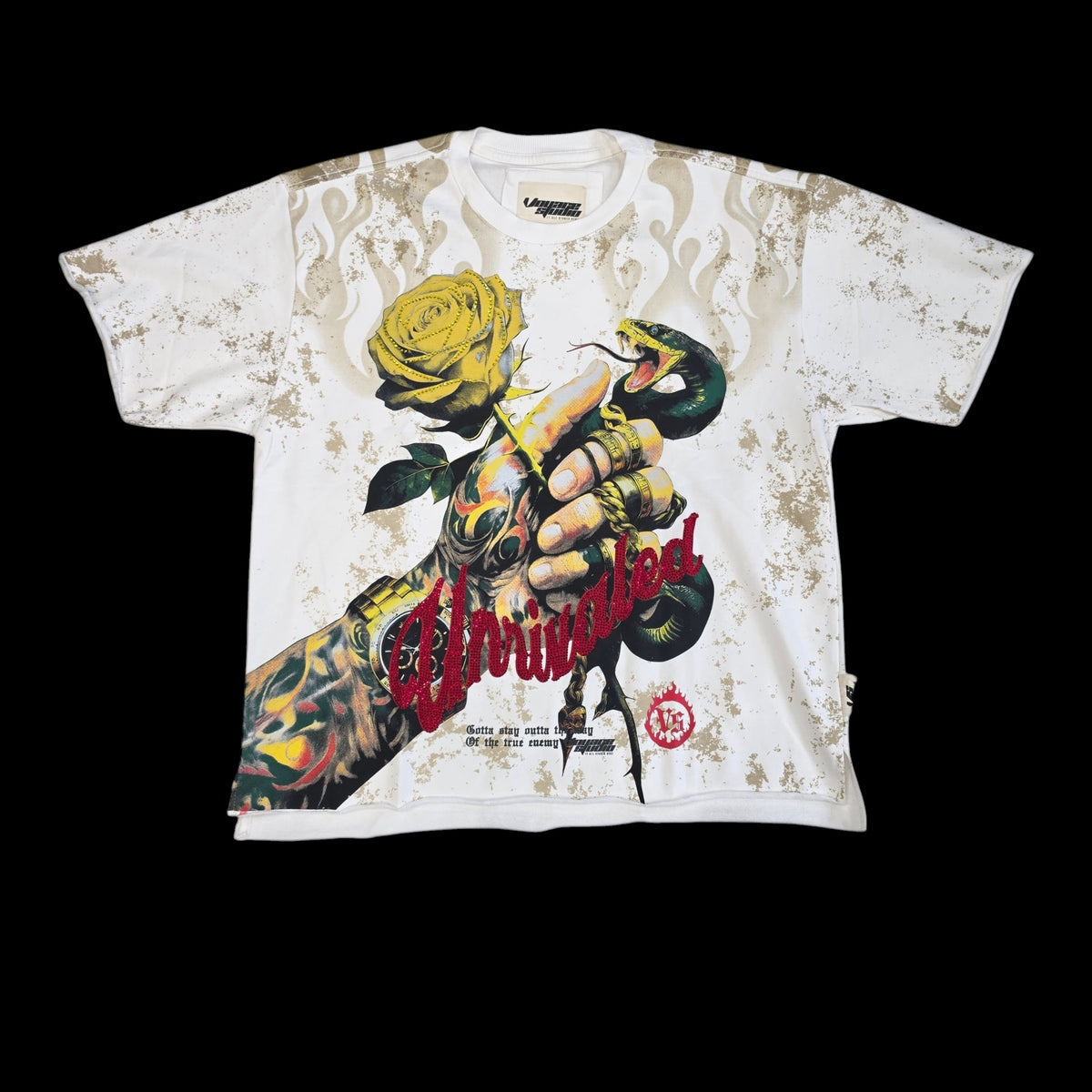 VOYAGE STUDIO MEN'S UNRIVALED T-SHIRT WHITE