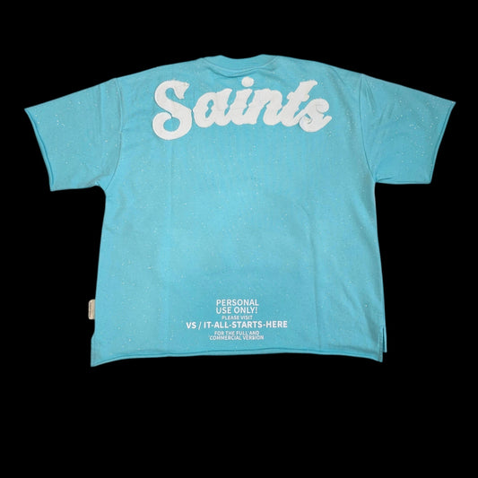 VOYAGE STUDIO MEN'S SAINTS NECKLACE T-SHIRT MINT