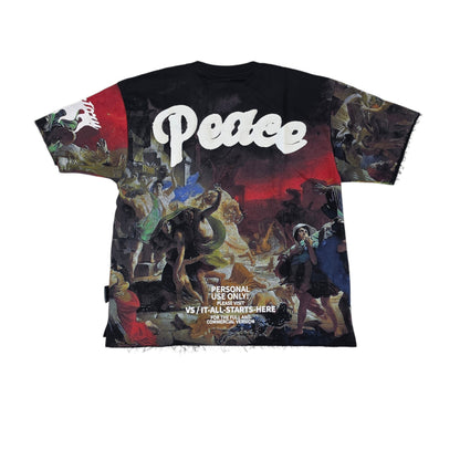 VOYAGE STUDIO MEN'S RIOT & PEACE T-SHIRT
