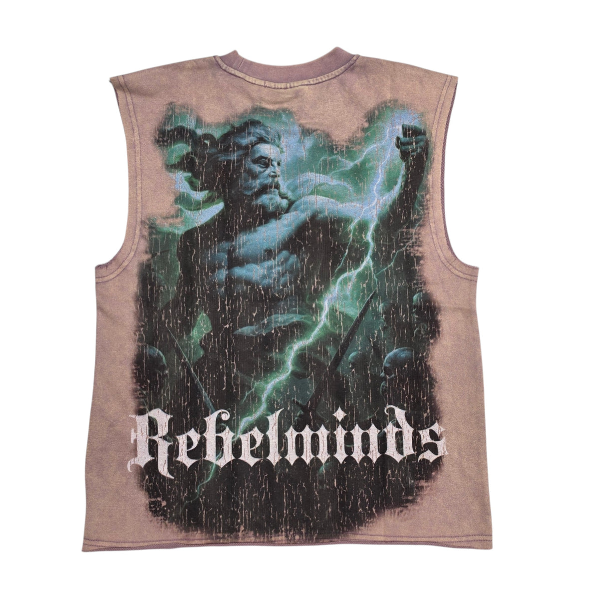 REBEL MINDS MEN'S RUTHLESS SLEEVLESS T-SHIT