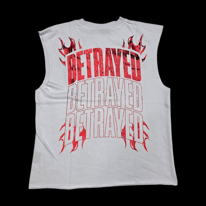 REBEL MINDS MEN'S DIVINE FOIL SLEEVELESS T-SHIRT