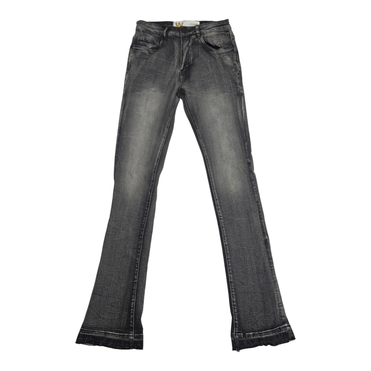 WAIMEA MEN'S STACKED JEANS CHARCOAL WASH M8211D
