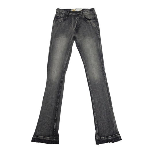 WAIMEA MEN'S STACKED JEANS CHARCOAL WASH M8211D