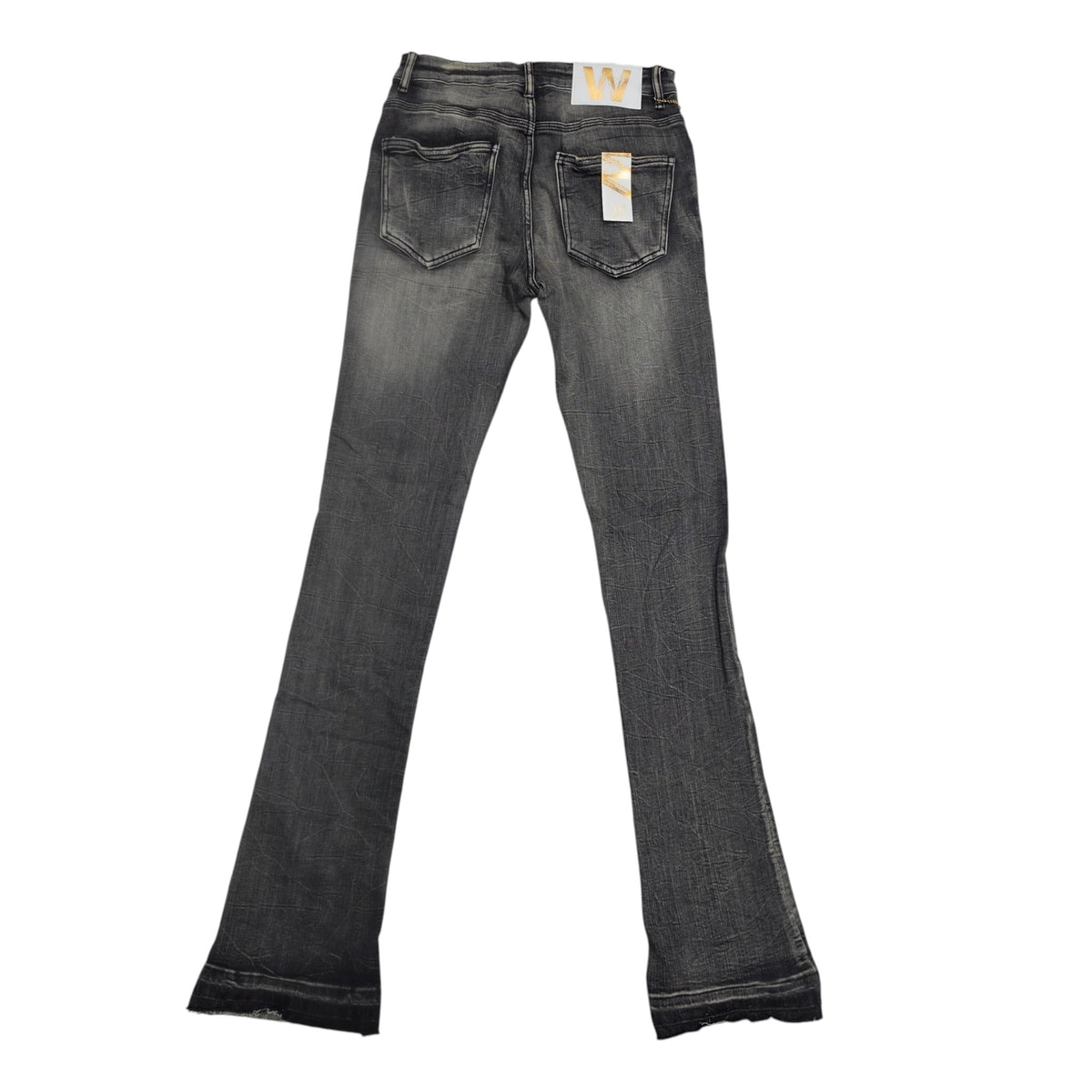 WAIMEA MEN'S STACKED JEANS CHARCOAL WASH M8211D