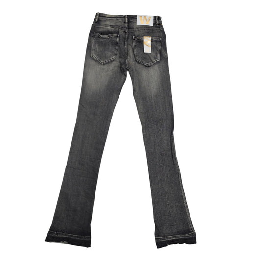 WAIMEA MEN'S STACKED JEANS CHARCOAL WASH M8211D